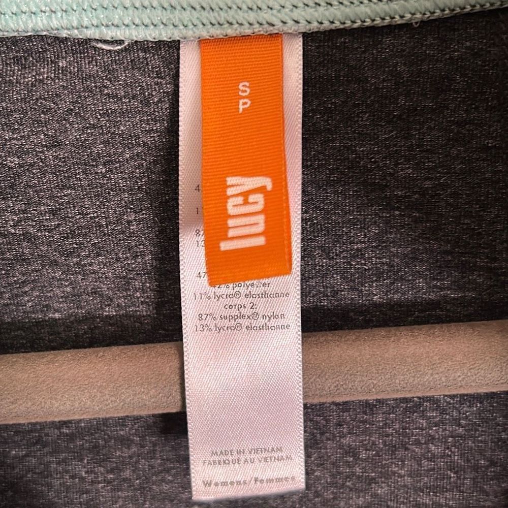 Lucy Gray Fitted Activewear Jacket - image 7